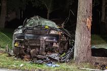 Tragickou dopravní nehodu ve Velinách nepřežil 24letý řidič.