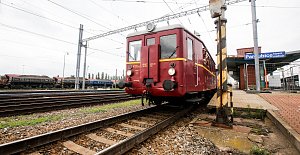 Rosické železniční muzeum musí být kvůli přestavbě nádraží uzavřené, historická vozidla ale jezdila stále.
