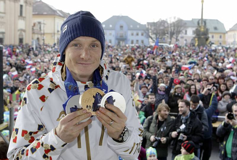 Ondřej Moravec slavil se svým Letohradem tři olympijské medaile ze Soči.