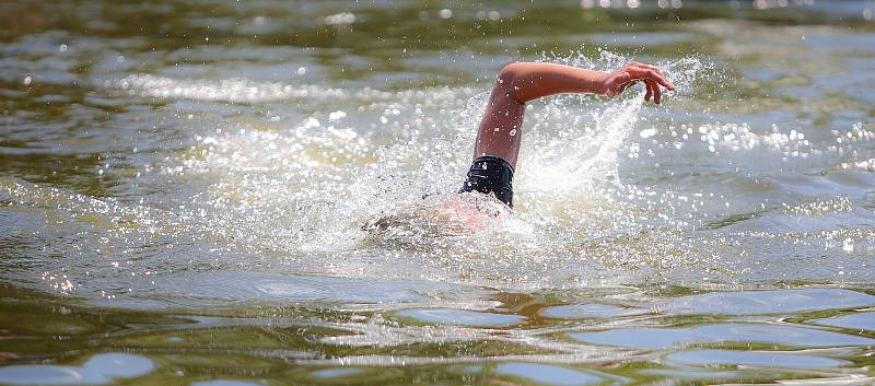 Sportoní park v na soutoku  řek Crudimky a Labe v parku Na špici.