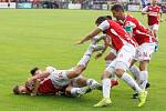 Fotbalová FORTUNA:NÁRODNÍ LIGA: FK Pardubice - FK Slavoj Vyšehrad.