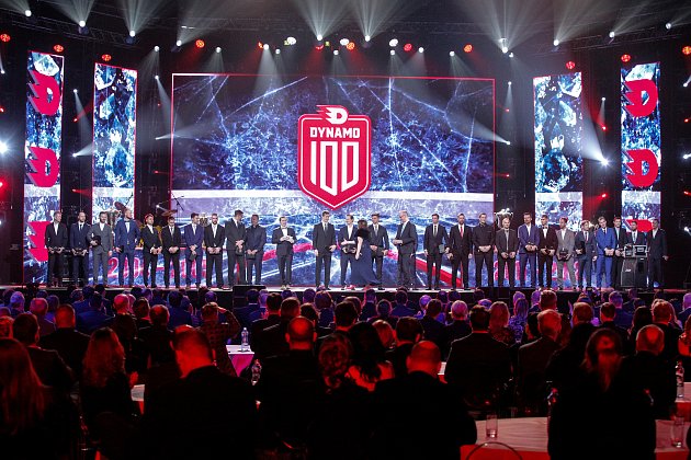 Galavečer HC Dynamo Pardubice ke stému výročí od založení klubu v pardubické enteria areně.