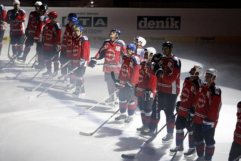 Benefice Oty Janeckého přilákala do Pardubic výběr hokejových hvězd