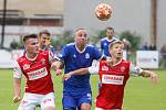 Fotbalová FORTUNA:NÁRODNÍ LIGA: FK Pardubice - FK Slavoj Vyšehrad.