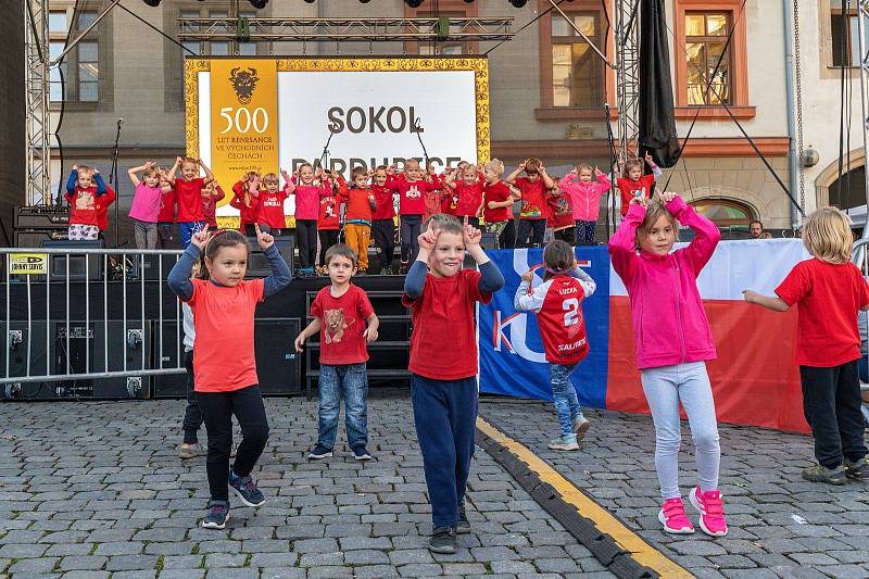 V pátek na Pernštýnské náměstí dorazil Vilém z Pernštejna se svou chotí Johankou. Centrum města ožilo renesancí. Pro návštěvníky je po celý víkend připraven bohatý doprovodný program.