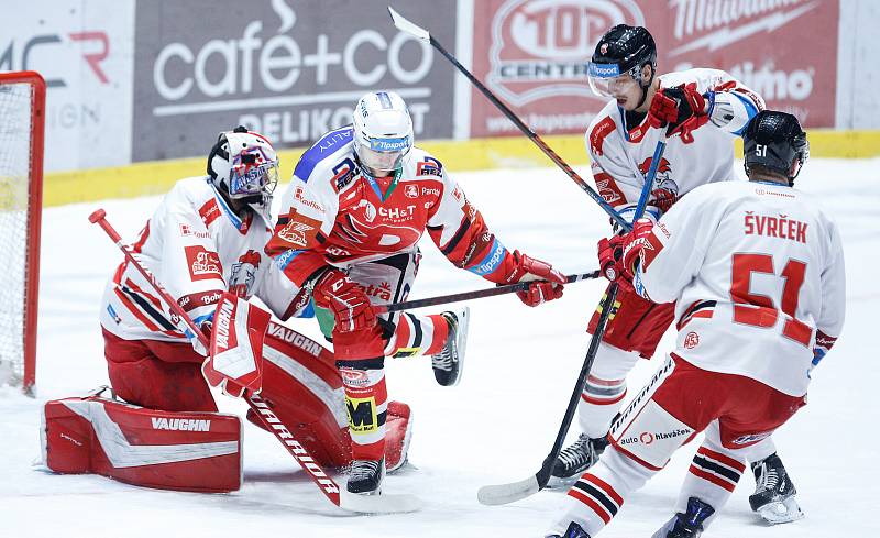 Hokejová extraliga: HC Dynamo Pardubice - HC Olomouc.