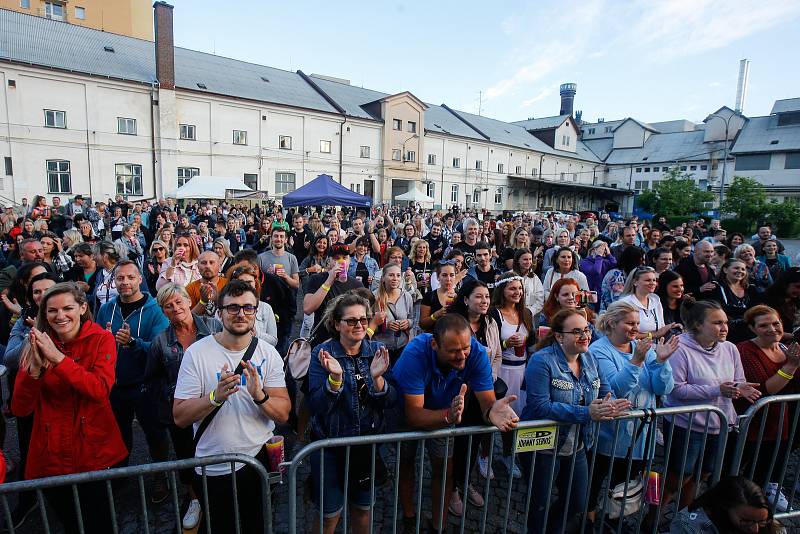 Pražská akustická hudební skupina Jelen hrající tzv. roots music zahrála pro více jak 300 svých fanoušků v rámci Hudebního léta na nádvoří Pardubického pivovaru.