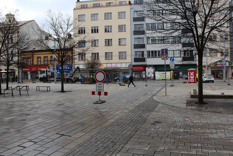 V Pardubicích začala plánovaná rekonstrukce části třídy Míru.