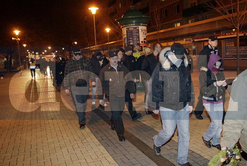 Sobotnímu pochodu museli asistovat policejní pořádkové jednotky.