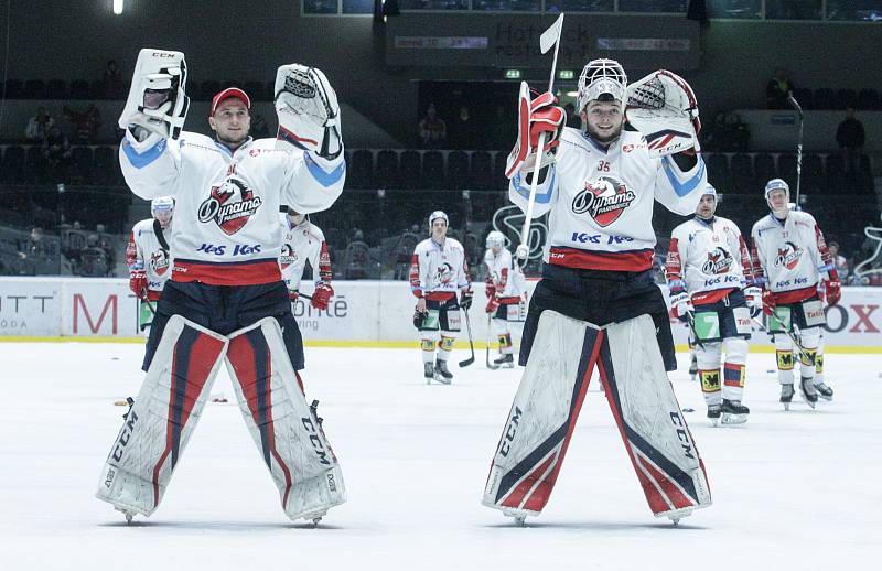 Hokejová extraliga: HC Dynamo Pardubice - HC Olomouc.