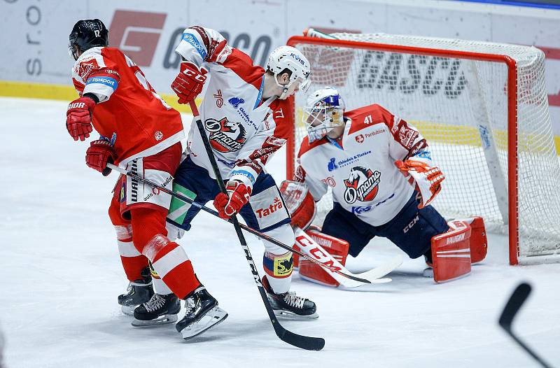 Hokejová extraliga: HC Dynamo Pardubice - HC Olomouc.