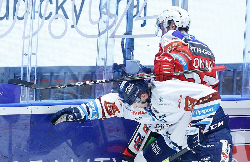 Hokejová extraliga: HC Dynamo Pardubice - Bílí Tygři Liberec.