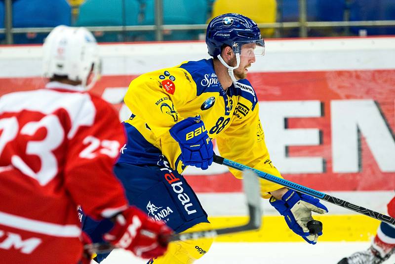 Hokejový Mountfield Cup: HC Dynamo Pardubice - HC Davos.