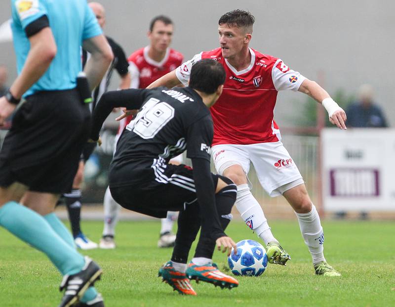 Fotbalová FORTUNA:NÁRODNÍ LIGA: FK Pardubice - SK Dynamo České Budějovice.