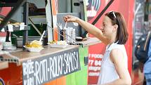 Čistě foodtruckový festival po roce zamířil do centra Pardubic.