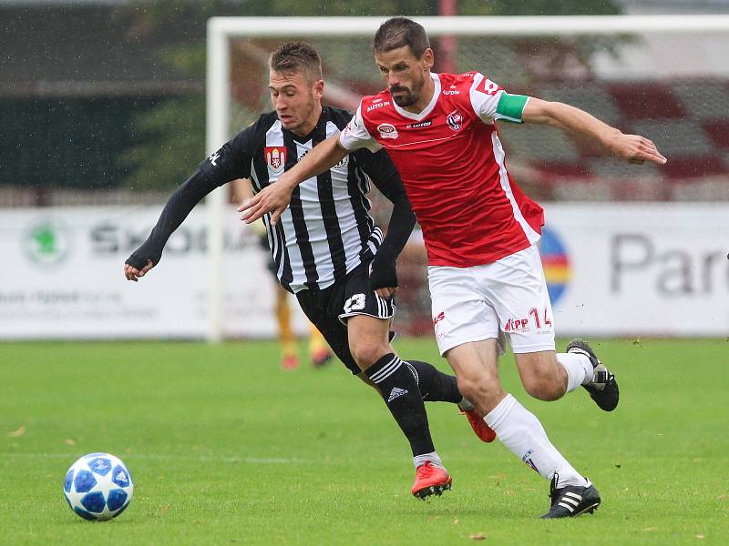 Fotbalová FORTUNA:NÁRODNÍ LIGA: FK Pardubice - SK Dynamo České Budějovice.