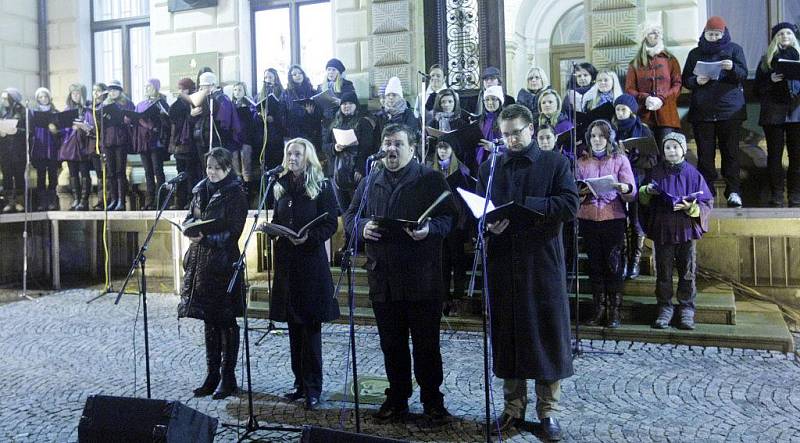 Štědrovečerní procházka Pardubicemi