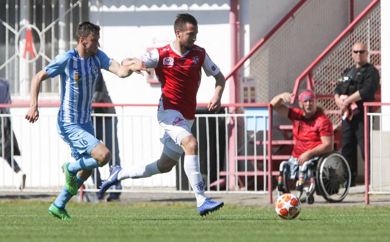 Fotbalová FORTUNA:NÁRODNÍ LIGA: FK Pardubice - 1. SK Prostějov.