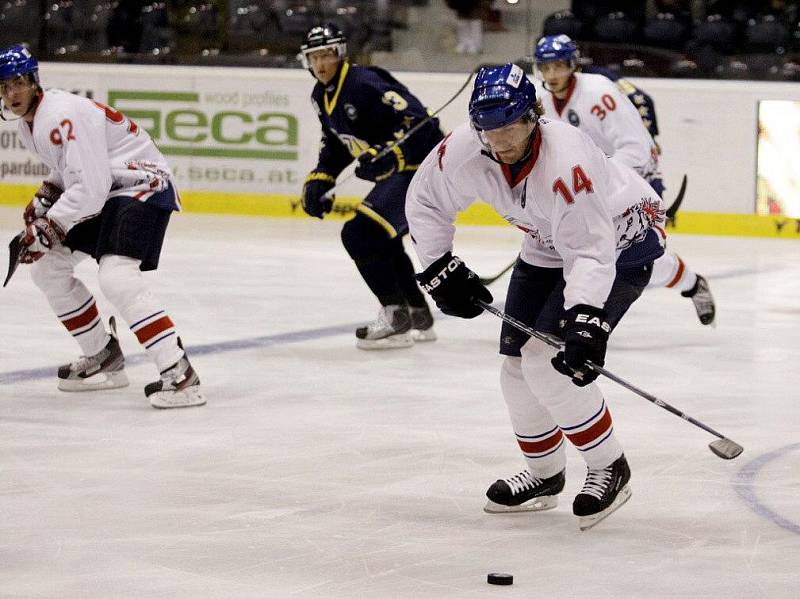 Hokejové utkání Pardubice  –  HV 71  3:2  (1:0, 0:0, 2:1).