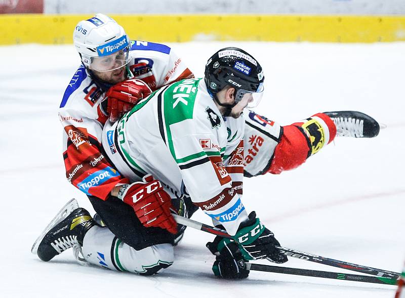 Čtvrtfinále play off hokejové extraligy: HC Dynamo Pardubice - BK Mladá Boleslav.