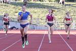 Pardubický atletický mítink na Městském atletetickém stadioně.