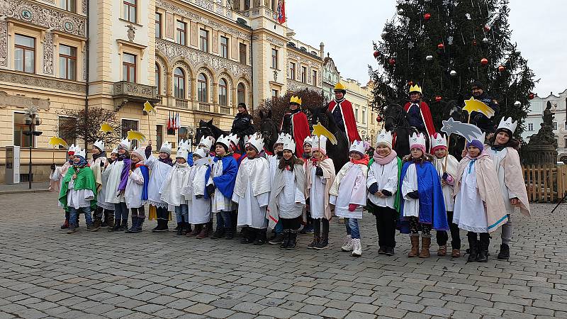 Tříkrálová sbírka 2020 na Pardubicku. Foto: archiv Charity Pardubice