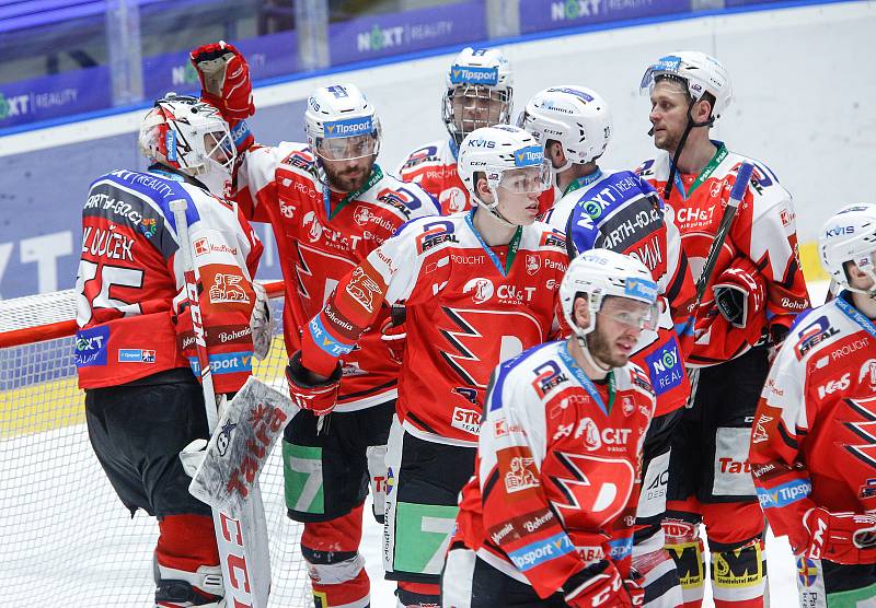 Čtvrtfinále play off hokejové extraligy: HC Dynamo Pardubice - BK Mladá Boleslav.