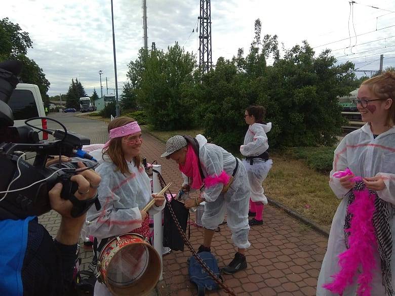 V Řečanech nad Labem se sešli aktivisté bojující proti elektrárně ve Chvaleticích