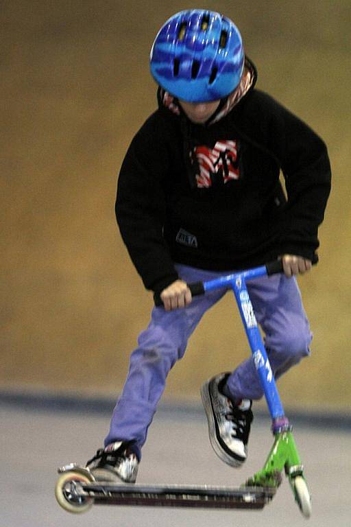 Skatepark se stal dějištěm evropského šampionátu v koloběžkách. 