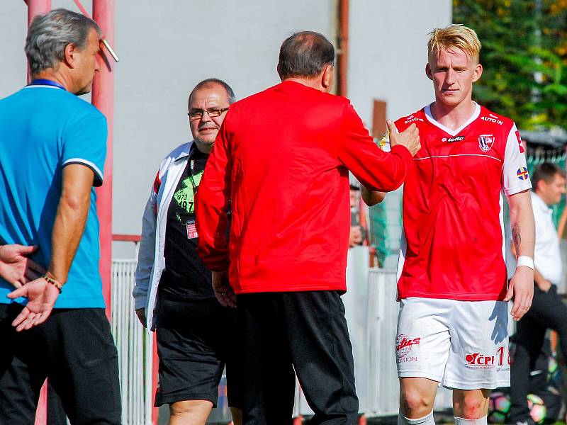 Fotbalová Fortuna národní liga: FK Pardubice -  FC Sellier & Bellot Vlašim.