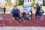 Pardubický atletický mítink na Městském atletetickém stadioně.