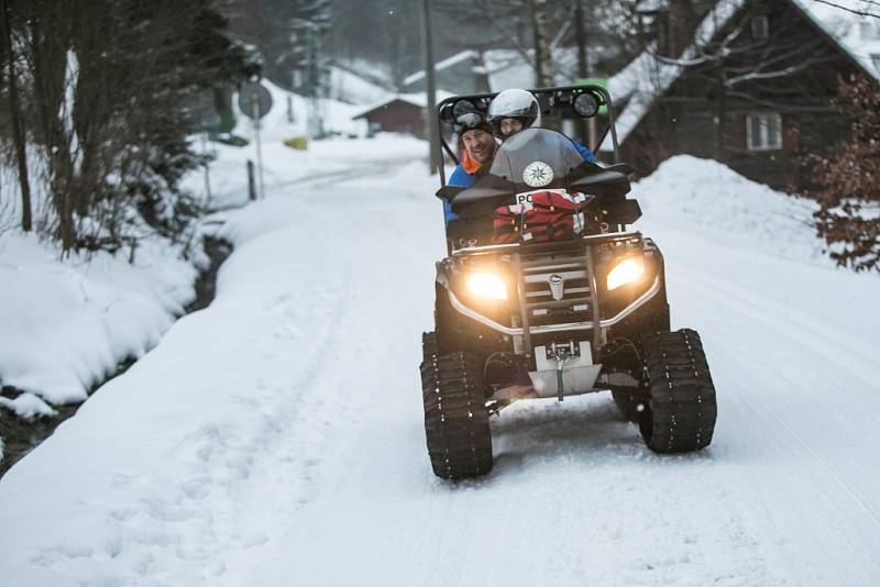 Cvičení Záchrana 2018 - pátrání na Králickém sněžníku.