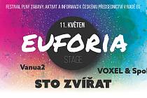 Jednodenní festival EUforia Stage zve ve středu 11. května do Pardubic na aktivity, zábavu i gurmánský zážitek. Návštěvníci se mohou těšit i na vystoupení českých kapel Sto zvířat, Voxel nebo Vanua2.