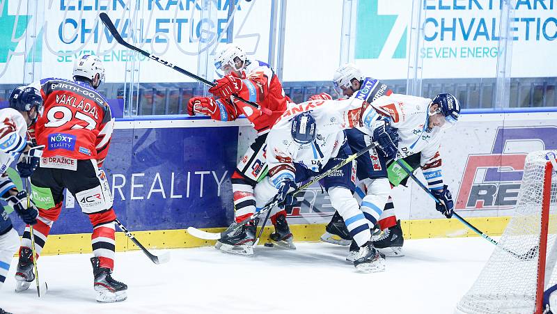 Hokejová extraliga: HC Dynamo Pardubice - Bílí Tygři Liberec.