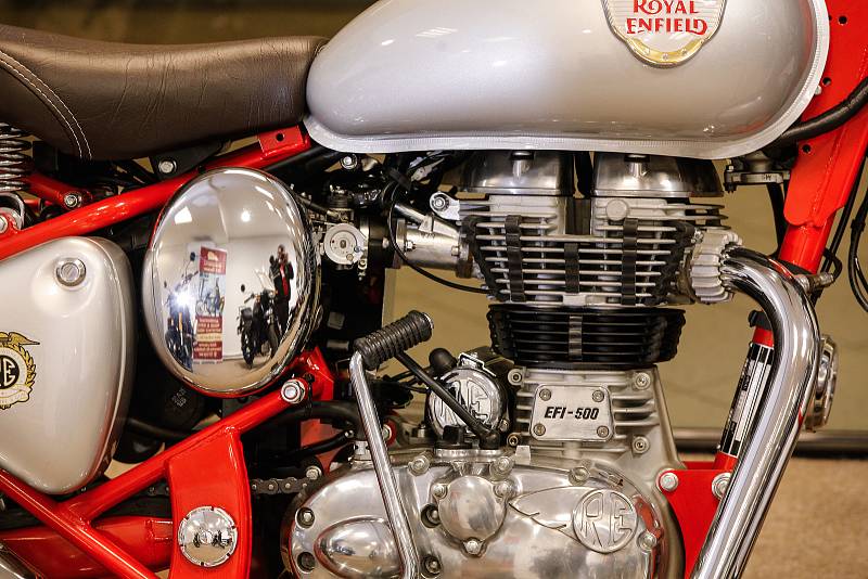 Výstava ke 120. výročí značek legendárních motocyklů Indian Motorcycle a Royal Enfield.
