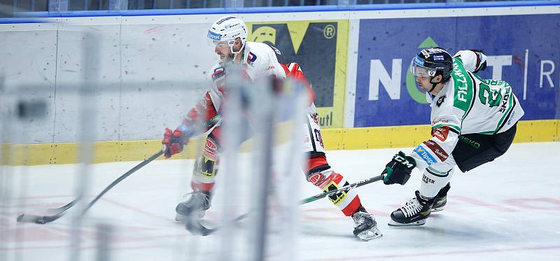 Hokejová extraliga: HC Dynamo Pardubice - BK Mladá Boleslav.