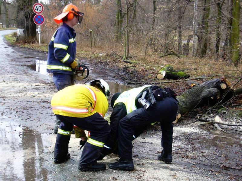 Následky vichřice Emma v roce 2008