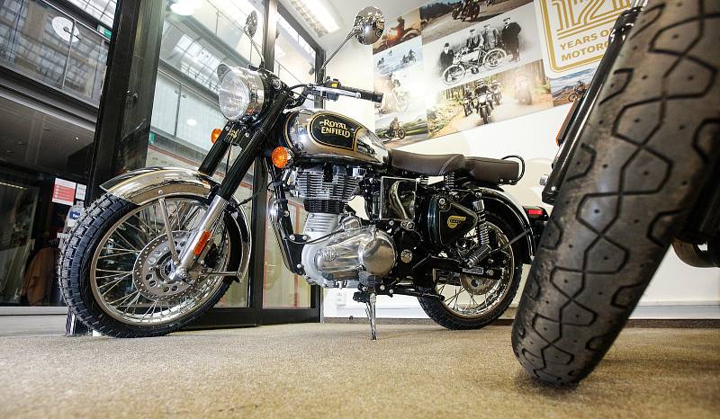 Výstava ke 120. výročí značek legendárních motocyklů Indian Motorcycle a Royal Enfield.