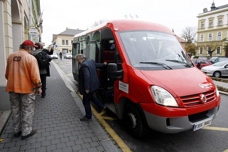 Minibusová linka. Ilustrační foto.