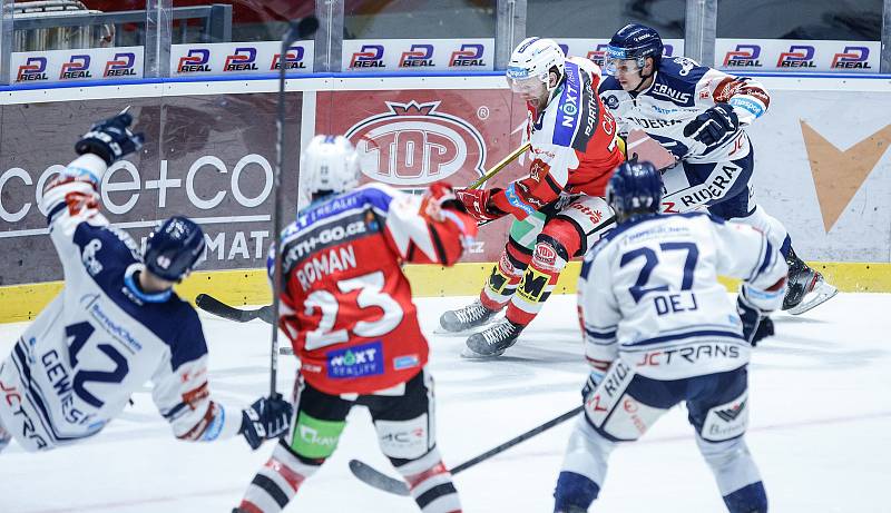 Hokejová extraliga: HC Dynamo Pardubice - HC Vítkovice Ridera.