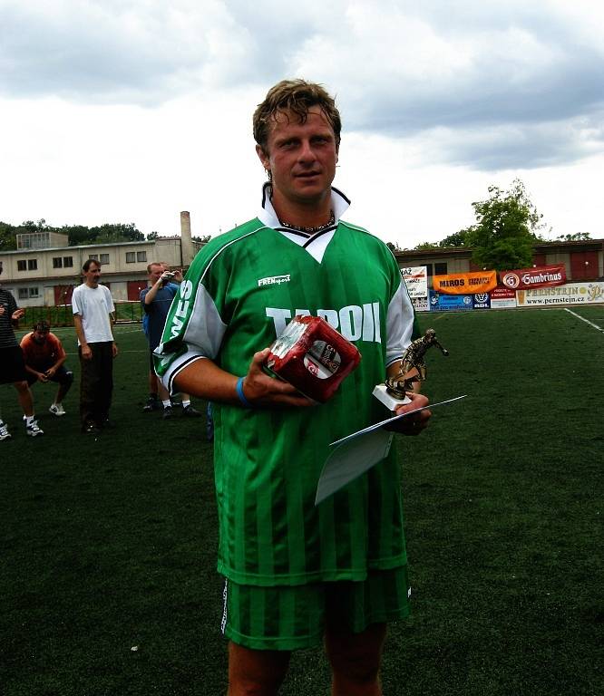 Nejlepší hráč turnaje Jaroslav Straka  (FC Čemus)