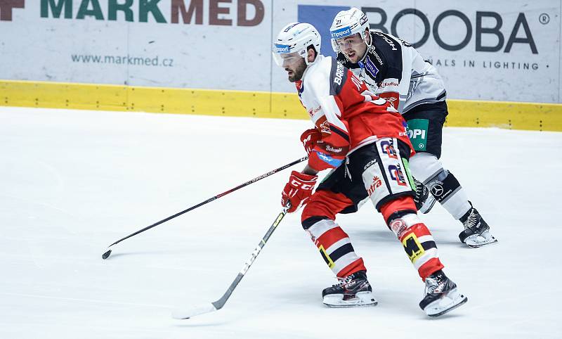 Hokejová extraliga: HC Dynamo Pardubice - HC Energie Karlovy Vary.