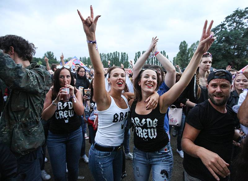 Hudební festival Létofest na pardubickém dostihovém závodišti.