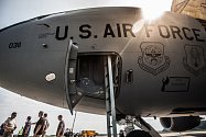 Do Pardubic přilétly dva americké tankovací letouny KC-135.