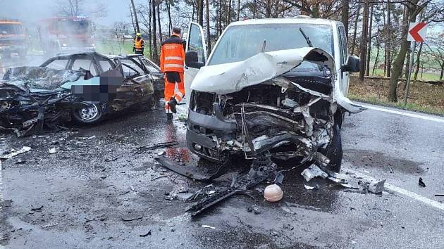 Lidský život si vyžádala dopravní nehoda na silnici I/35 mezi Býští a Kolibou.
