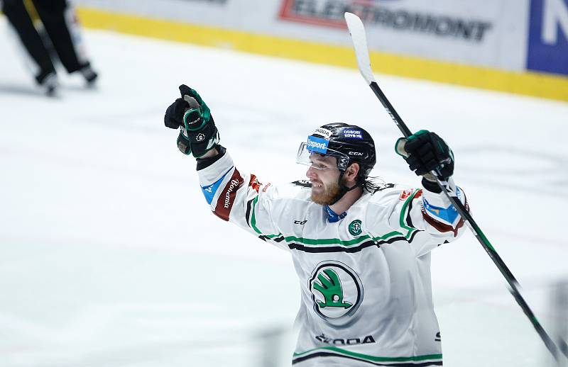 Čtvrtfinále play off hokejové extraligy: HC Dynamo Pardubice - BK Mladá Boleslav.