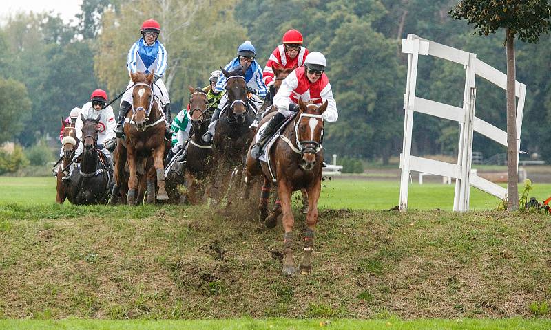 Hegnus s Lukášem Matuským zvítězili ve 130. Velké pardubické se Slavia pojišťovnou, která se konala před prázdnými tribunami na pardubickém dostihovém závodišti.