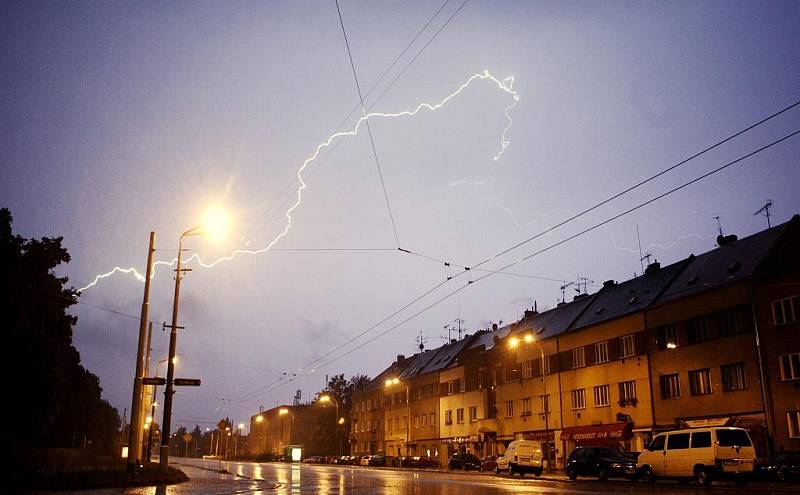 Bouře v Česku. Ilustrační snímek