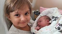 Simonka Matoušková se narodila 8. 9. 2022 ve 12.07 hodin v chrudimské porodnici. Měřila 51 cm a vážila 3870 g. Velkou radost udělala rodičům Radce a Lukášovi z Nasavrk a doma se na ni těšila sestřička Nikolka (5 let).