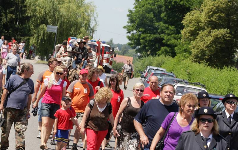 Oslavy 135 let od založní bohdanečských dobrovolných hasičů.